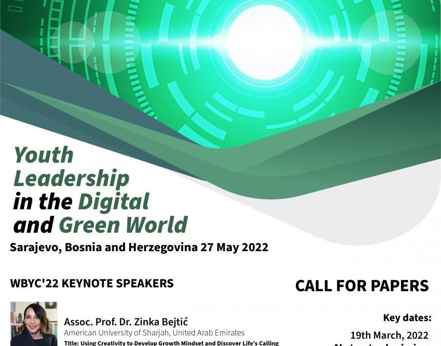 Poziv za prijavu na konferenciju: Western Balkans Youth Conference 2022 – Youth Leadership in the Digital and Green World