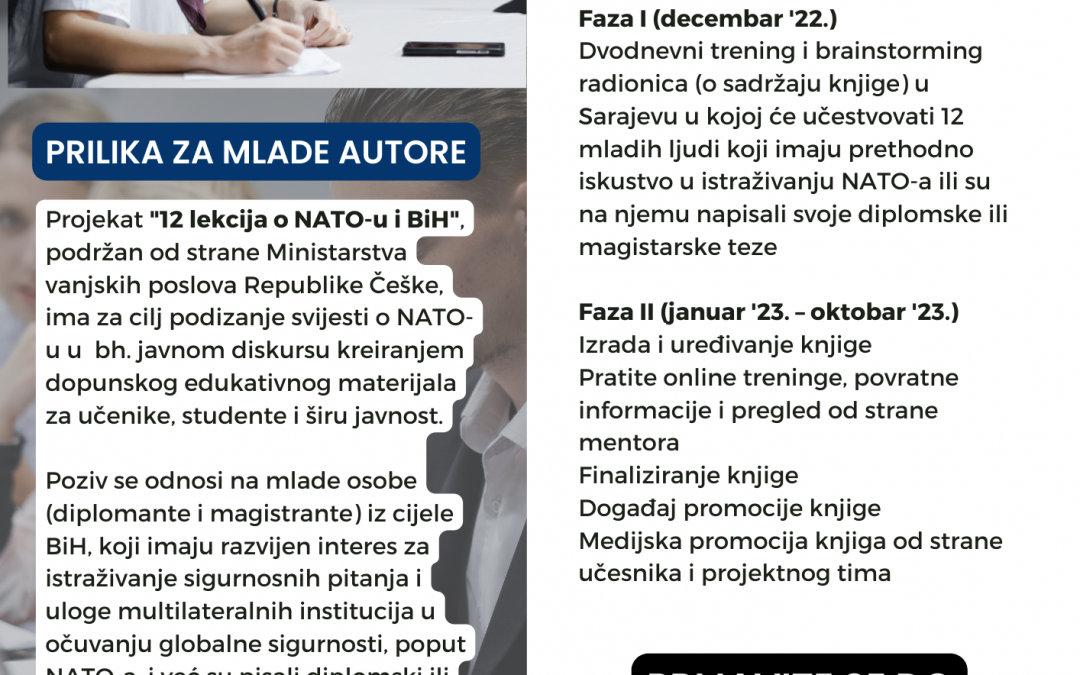 Projekat „12 lekcija o NATO-u i Bosni i Hercegovini“.  