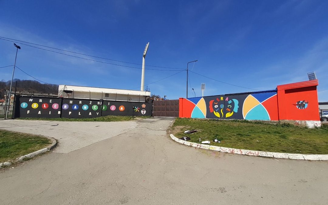 Umjesto neuglednih zidova oslikan mural tolerancije