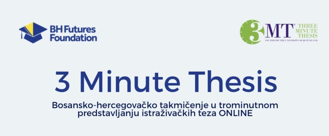 3MT takmičenje za mlade iz BiH: Odlična prilika za studente