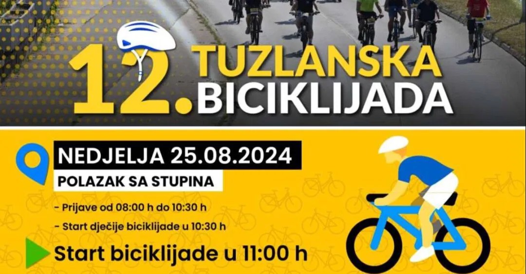 Otvorene su prijave za 12. tuzlansku biciklijadu