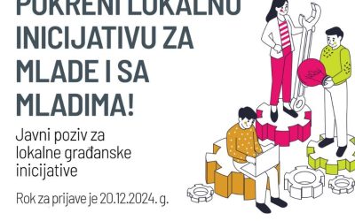 Pokreni lokalnu inicijativu za mlade i sa mladima!