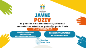 Javni poziv za podršku omladinskim inicijativama i stvaralaštvu mladih na području grada Tuzle