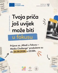 Želimo još više prostora za priče o mladima koje ne završavaju na jednoj izjavi, podatku... (Fotografija 1)